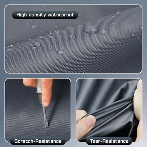 JAOGAUS Car Cover for 2011-2025 Hyundai Elantra | 2011-2025 VW Jetta, All Weather Custom-fit Waterproof Cover with Zipper Door & Windproof Bands for Sun UV Rain Dust Snow Wind Protection Scratch Resistant - Image 3