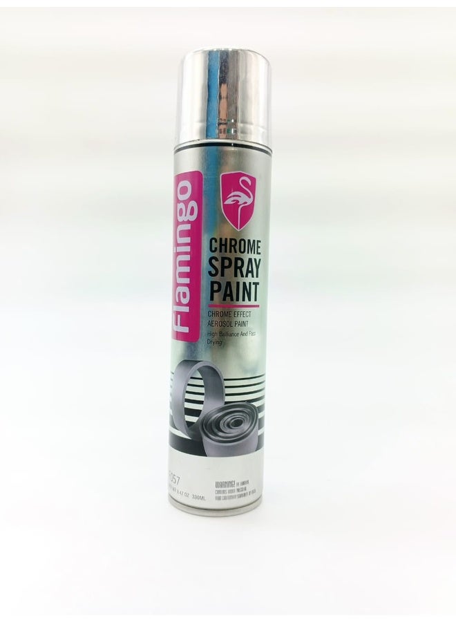 Genaric Flamingo Chrome Spray Paint: Mirror-Like Finish, Fast Drying - Image 1
