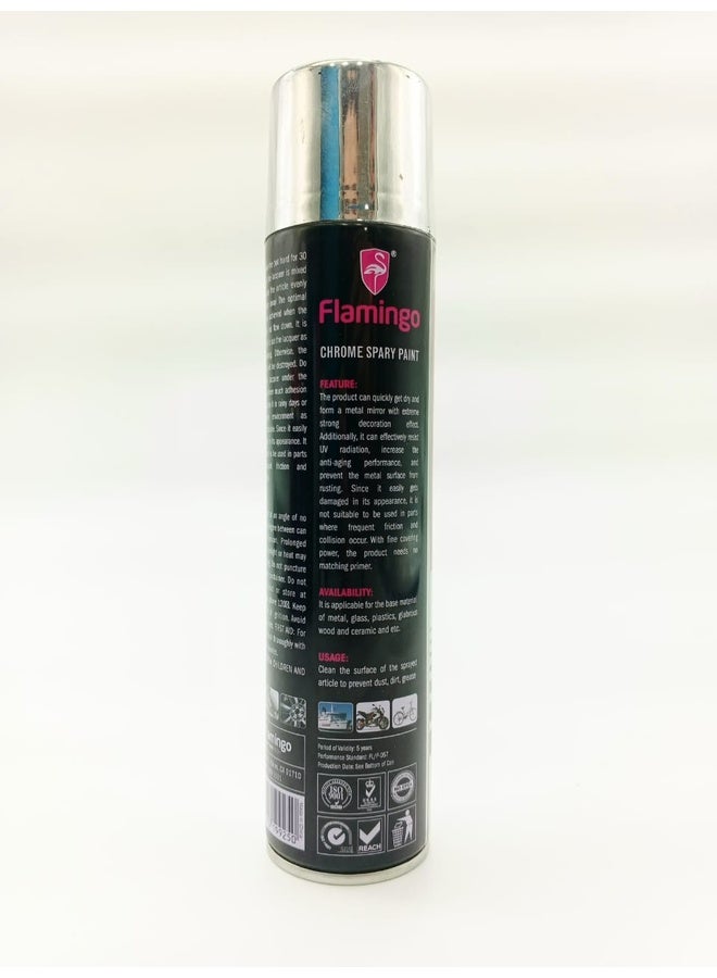 Genaric Flamingo Chrome Spray Paint: Mirror-Like Finish, Fast Drying - Image 2