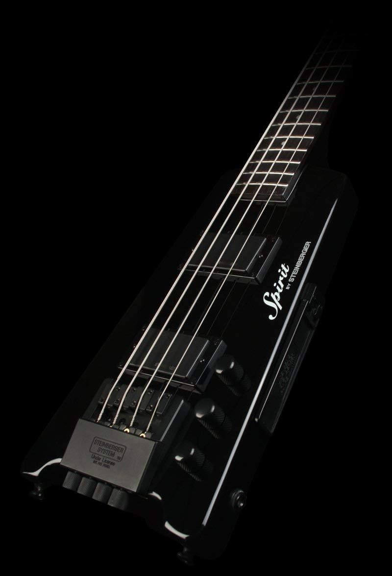 Steinberger Spirit XT-2 Electric Bass Guitar - Black - Image 1