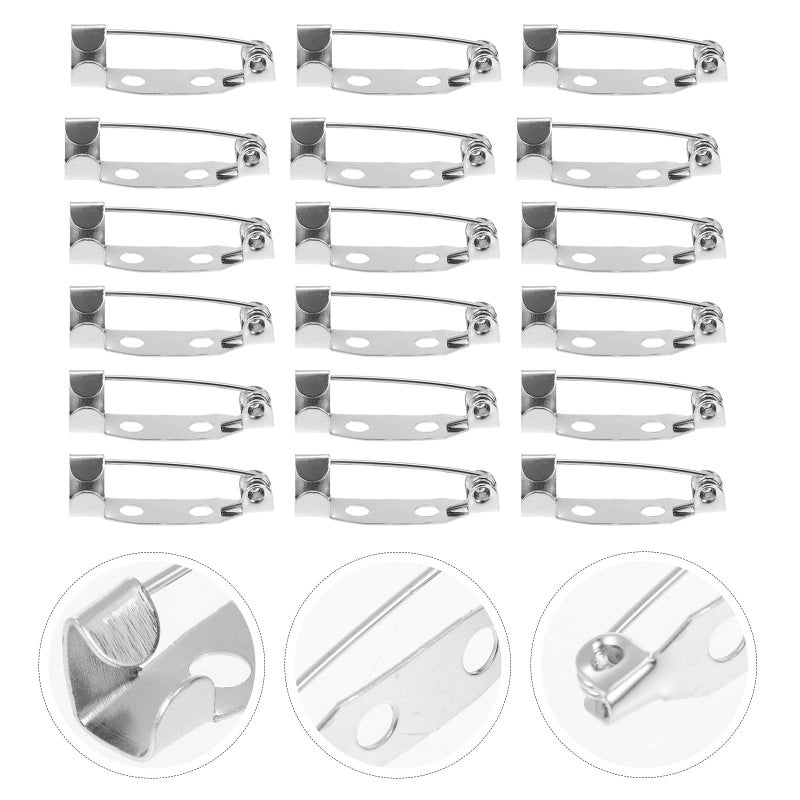 50 Pcs Metal Safety Pins For Sewing Craft DIY Clothing Fixing And Felting Projects - Image 4