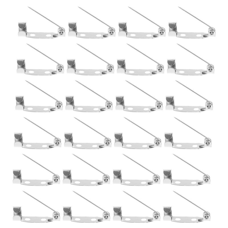 50 Pcs Metal Safety Pins For Sewing Craft DIY Clothing Fixing And Felting Projects - Image 2