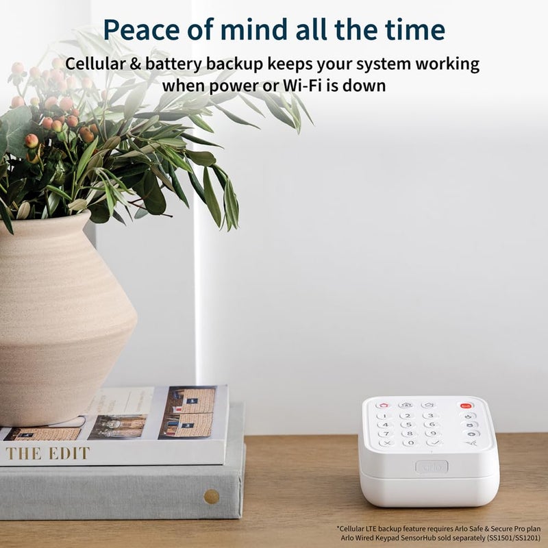 Arlo Cellular & Battery Backup Box â€“ Certified Accessory â€“ Only Works with Arlo Home Security System (SS1501 and SS1201), White â€“ LBB1001â€‹ - Image 5