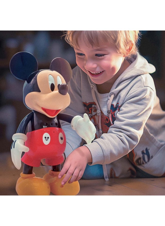 Lexibook LEXiBOOK - Disney - Bilingual Mickey Robot - English/Spanish, 100 Educational quizzes, Light Effects, Dance, programmable, Articulated, Black/red - MCH01i2  - Image 5