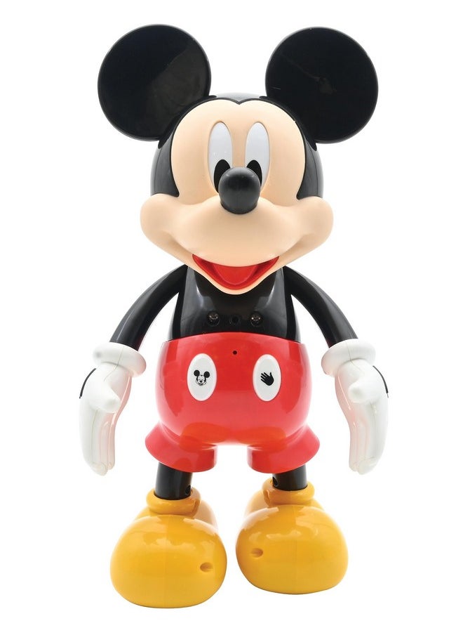 Lexibook LEXiBOOK - Disney - Bilingual Mickey Robot - English/Spanish, 100 Educational quizzes, Light Effects, Dance, programmable, Articulated, Black/red - MCH01i2  - Image 2