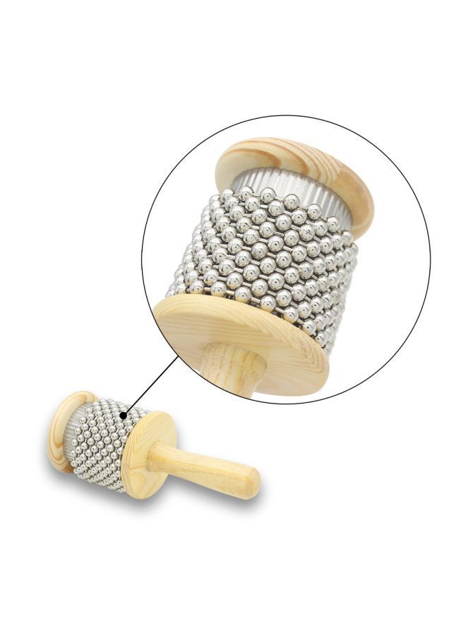 NIBEMINENT Wooden Beaded Cabasa Percussion - Image 4