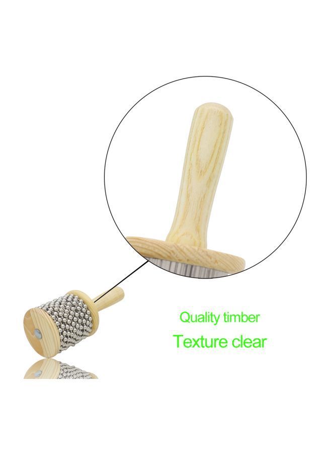NIBEMINENT Wooden Beaded Cabasa Percussion - Image 5