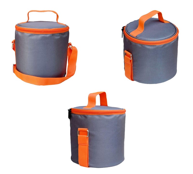 FOONTY Office Use Women Waterproof Lunch Bag/Tiffin Bag(Grey,FFFLB8001) - Image 2