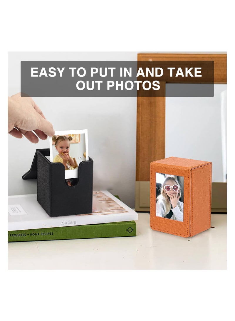 SYOSI Mini 3 inch Film Picture Holder Case, Functional Storage Case for Fujifilm Instax Mini 12/11/99/90/EVO Camera Film Accessories Photo Pouch Protection Case Can hold 50+ films (Black)  - Image 4