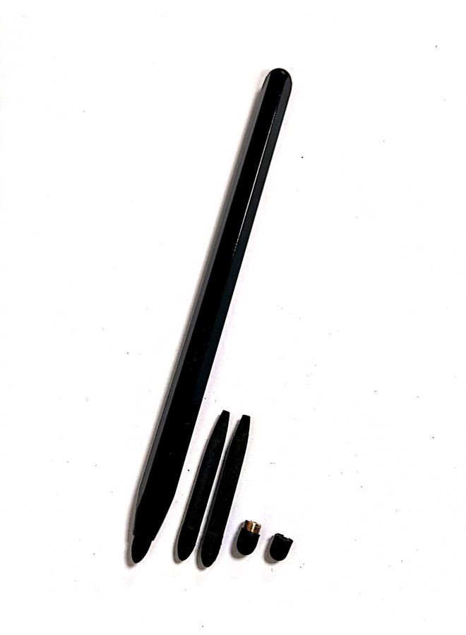 Loquat Mobile Phone Tablet Learning Machine And Other Point Touch Universal Hard Head Dual-purpose Pad Thin Head Capacitance Pen PDA Touch Screen Pen Stylus Pen-Colour:Silver  - Image 3