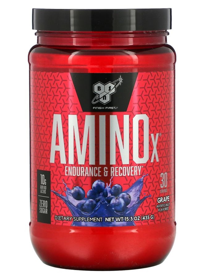 BSN AminoX Endurance & Recovery Grape 15.3 oz (435 g) 