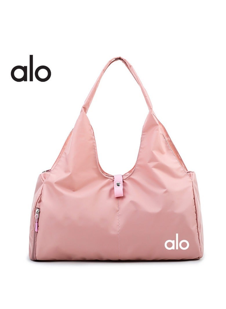 ALO YOGA Outdoor Travel Leisure Handbag Fitness Yoga Shoulder Bag Men's and Women's Large Capacity Shopping Tote Bag