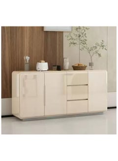 AWD Sideboard Buffet Cabinet Wooden Modern Storage Cabinet Durable Wood Home Kitchen Cabinet Organizer Shelf Storage Drawers for Kitchen Cabinet, Dining room, Living room.  - Image 1