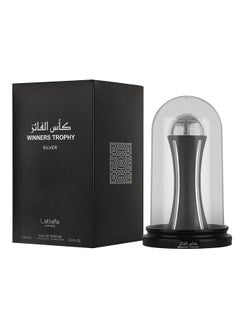Lattafa Perfumes Lattafa Al Khas Winners Trophy Silver for Unisex Eau de Parfum Spray, 3.4 Ounce  - Image 4