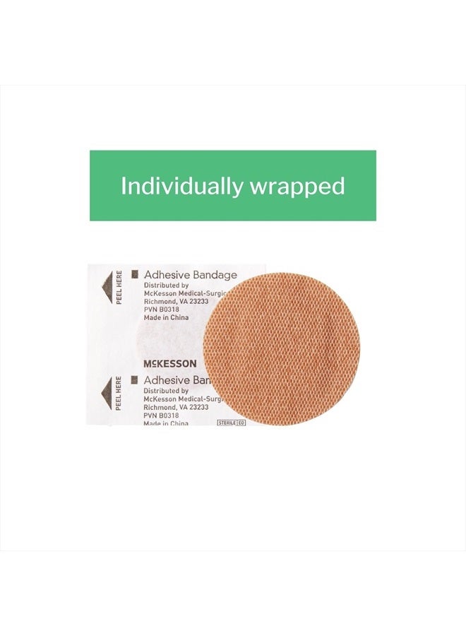 McKesson Adhesive Bandages, Sterile, Fabric Spot, 1 in, 100 Count, 1 Pack - Image 5