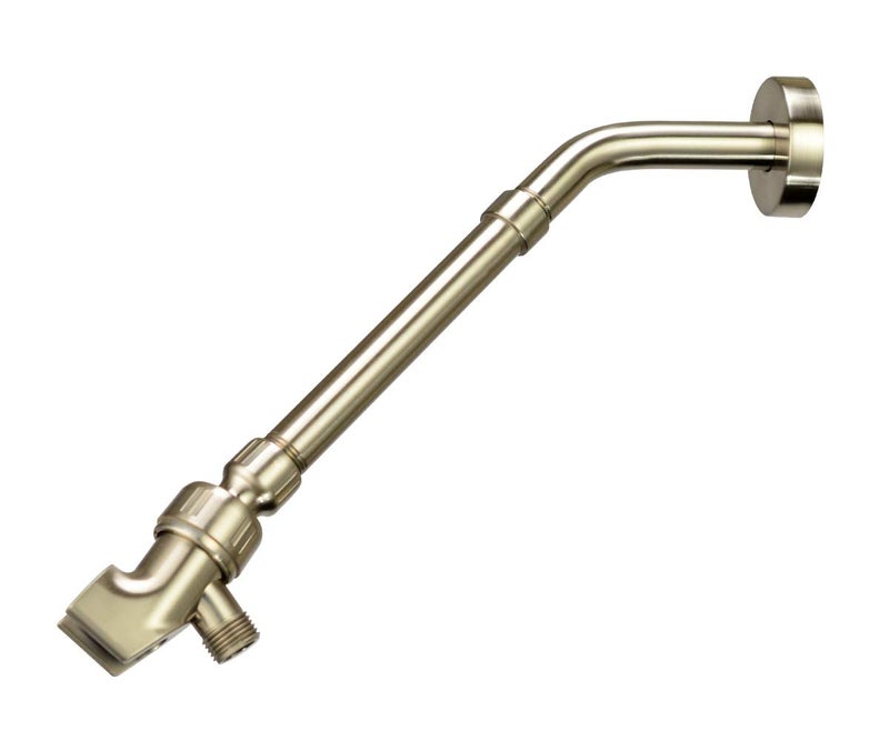 Purelux Shower Arm Extension, 6 inches Shower Head Extender Water Outlet Lowers Existing Shower Head, Brushed Nickel Finish Made of Solid Stainless Steel - Image 4