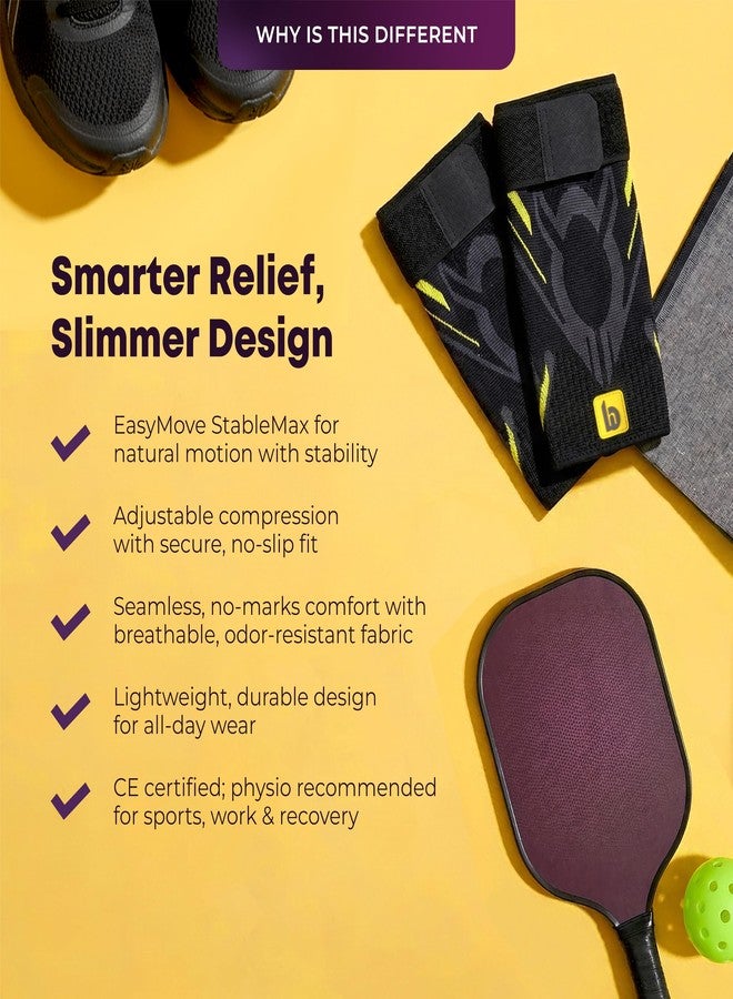 betterhood Premium Elbow Support (1 Piece, M), with EasyMove StableMax Design for Gym, Sports, Day-long Use | Compression Elbow Sleeve for Tennis Elbow, Bursitis, Tendonitis, Arthritis, Injury Recovery - Image 4