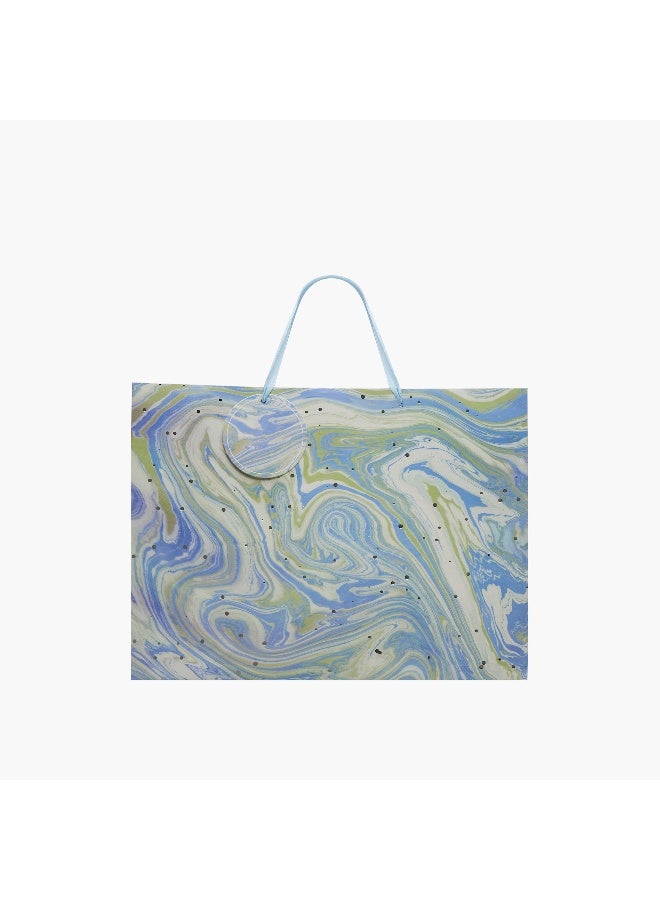 Findz Marble Print Paper Gift Bag - Extra Large - Image 1
