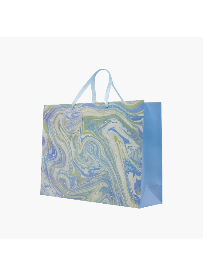 Findz Marble Print Paper Gift Bag - Extra Large - Image 2