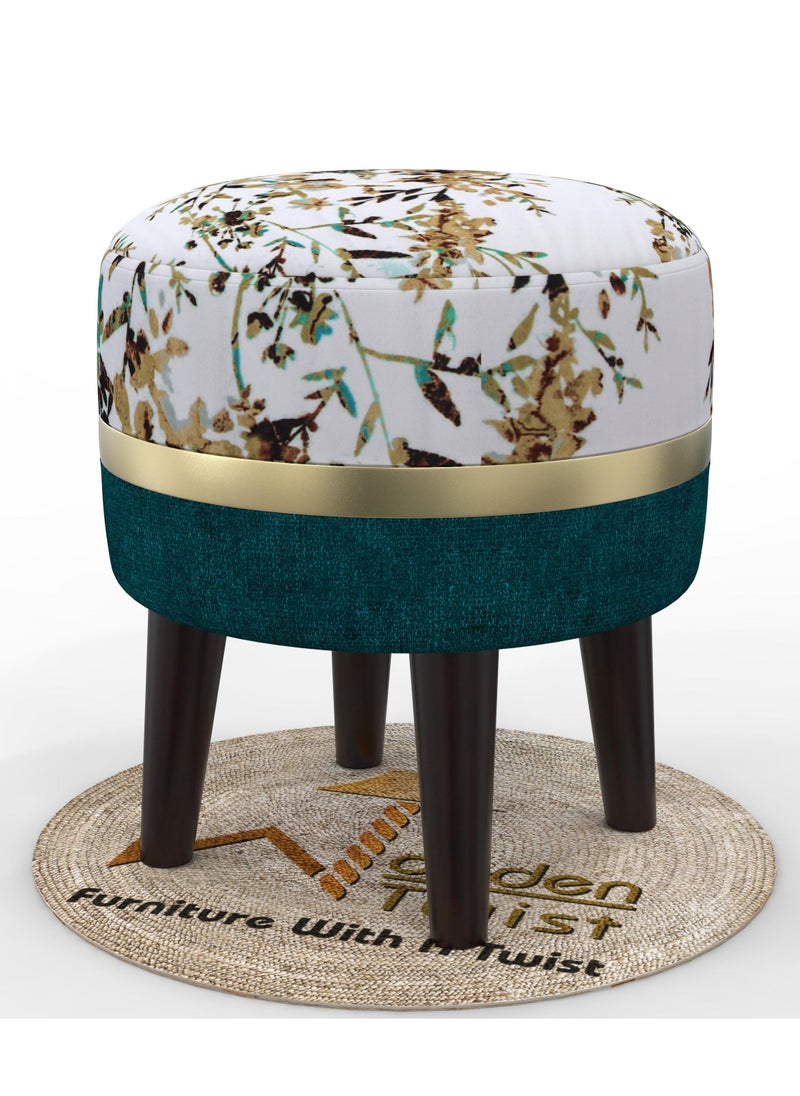 Wooden Twist Wooden Twist Relish Puffy Ottoman Stool For Living Room  - Image 2