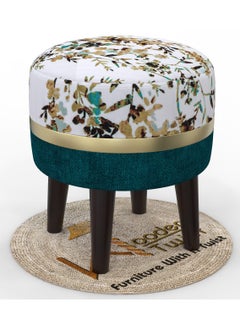 Wooden Twist Wooden Twist Relish Puffy Ottoman Stool For Living Room  - Image 3