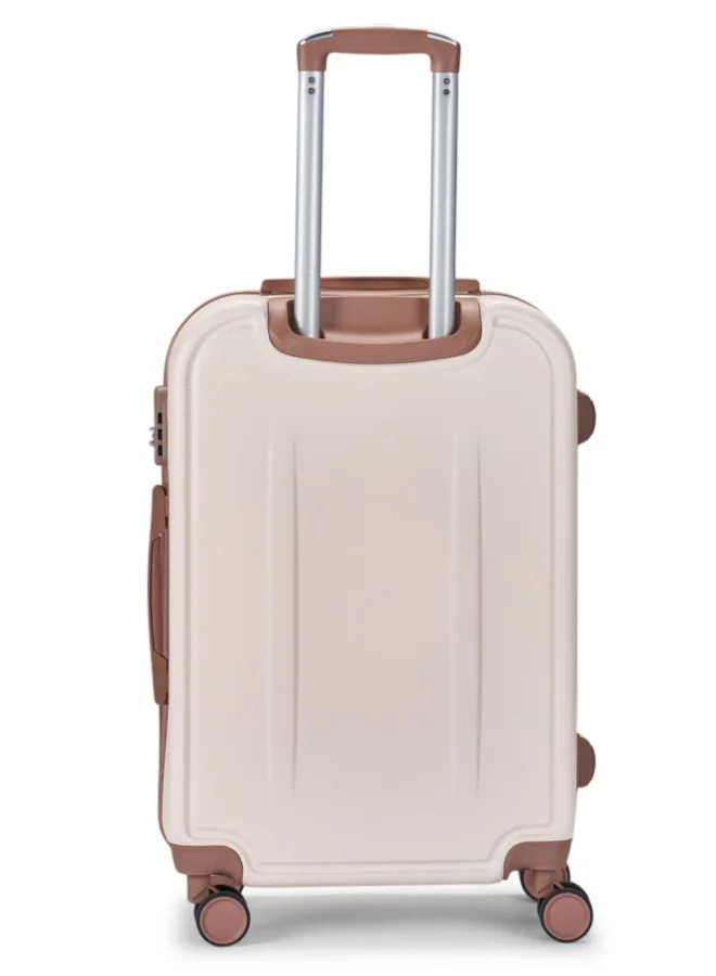 LIMRA Luggage set 6 pieces travel Bags with a distinctive design from limra beige/gold