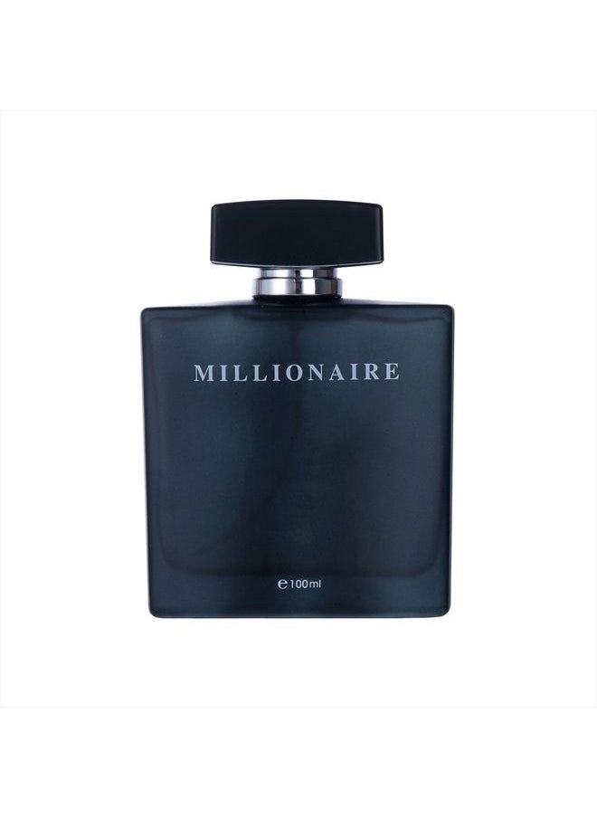PERFUME&BEAUTY Perfume Eau de Parfume for Men, 3.4 oz Spray Parfume for Men 100 ML- Black Millionaire  - Image 1