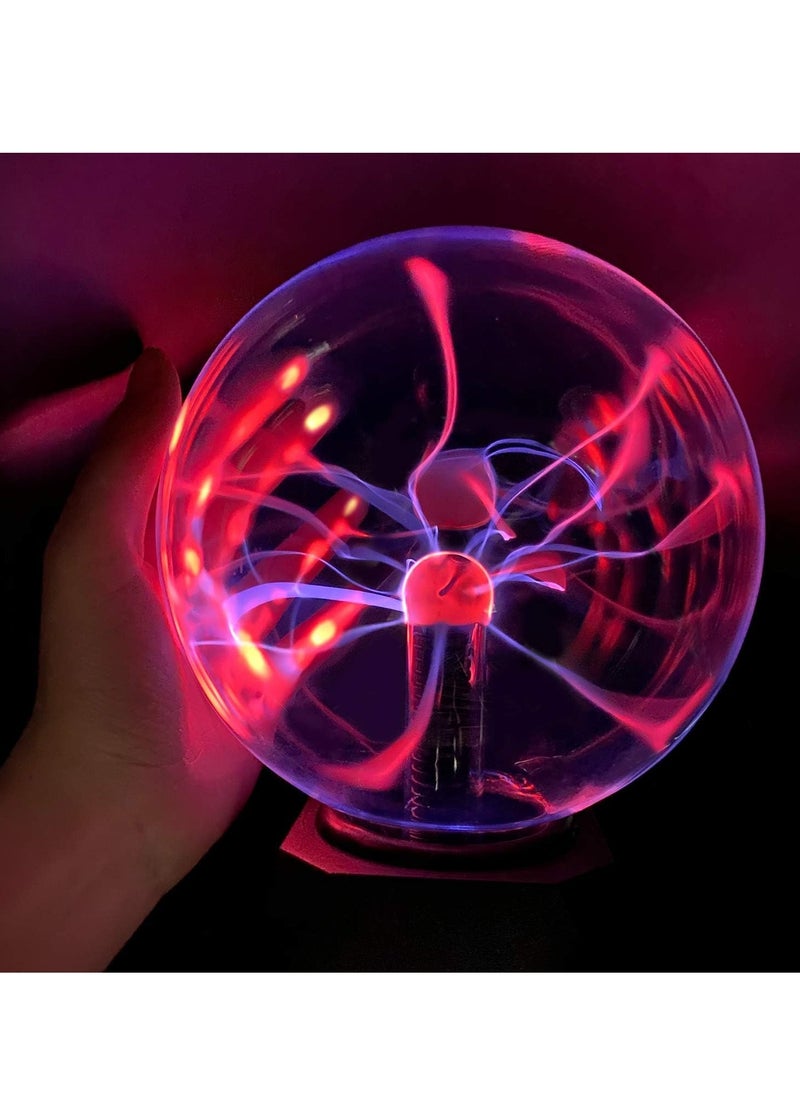ELTRAZONE - Magic Plasma Ball Lamp - Touch & Sound Sensitive Interactive USB Powered Plasma Lamp Nebula Sphere Globe, Science Educational Gift for Decorations/Parties/Bedroom - Image 1
