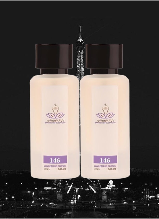ارض الزعفران - 2 قطع عطر فوي اون رقم 146 للنساء 50 مل - Image 1