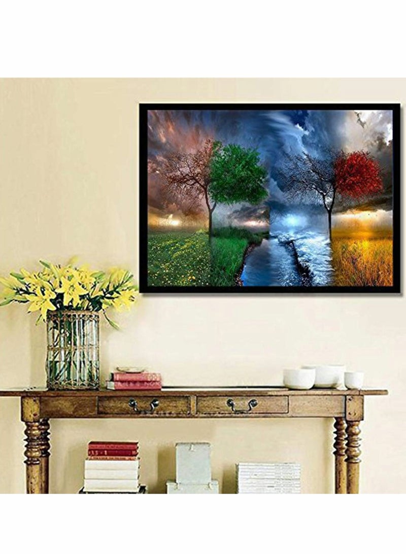Diamond Painting by Number Kits 5D Diamond Painting Full Drill Embroidery Rhinestone Arts Craft Canvas for Home Wall Decor