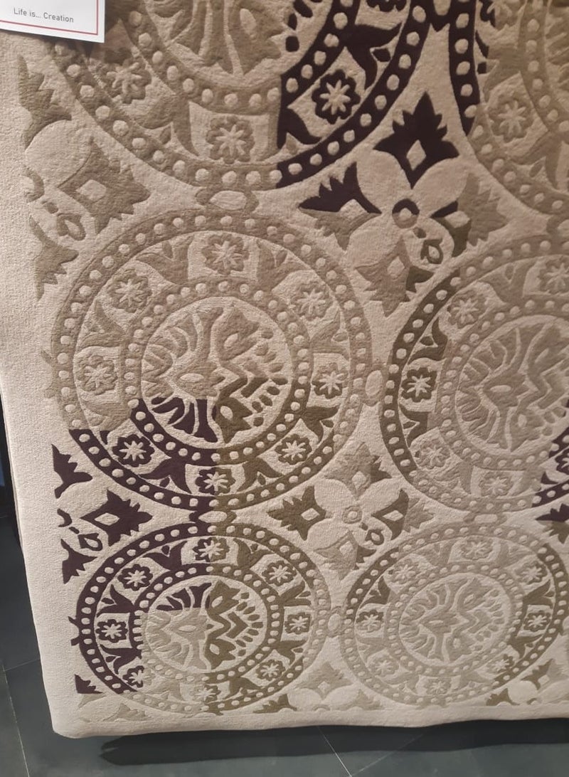 سجاد يدوي الصنع من صوف نيوزيلندا بنسبة 100% متعدد الألوان منسوج يدويًا 240 × 300 سم - Image 3