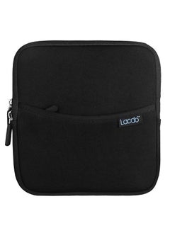 Lacdo Shockproof External Usb Cd Dvd Writer Blu Ray And External Hard Drive Neoprene Protective Storage Carrying Sleeve Case Pouch Bag With Extra Storage Pocket Black  - Image 1