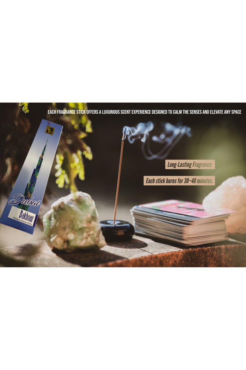 Zed Black Premium Incense Sticks, Traditional Middle Eastern Bakhoor Scent, Dubai Souvenir Gift Idea from UAE for him her Women Men, Arabic Fragrance, Long Lasting Musk - Image 3