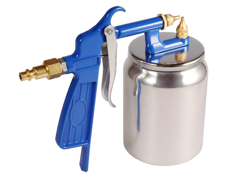 Dynastus Suction Feed Siphon Air Spray Gun for Spraying Oil-Based or Latex Paints, with Filtering and Cleaning Kits - Image 2
