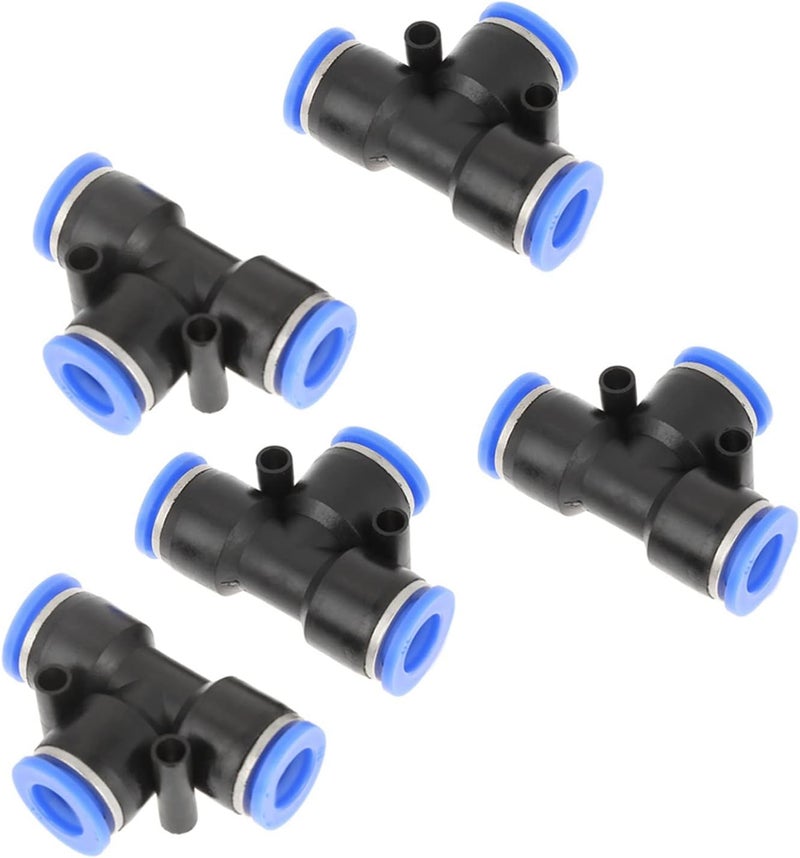 LiebeWH 10 Pcs Pneumatic Quick Connector, Pushin Design and High Pressure Air Line Fittings for 3/8 Inch 10mm Pneumatic Tools and Systems - Image 2