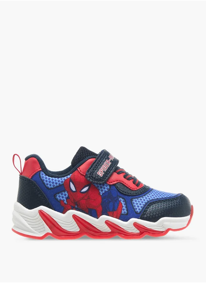 مارفل Spider-Man Graphic Detail Sneakers with Hook and Loop Closure