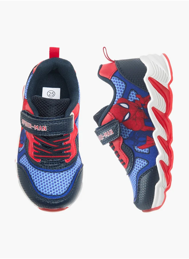 مارفل Spider-Man Graphic Detail Sneakers with Hook and Loop Closure