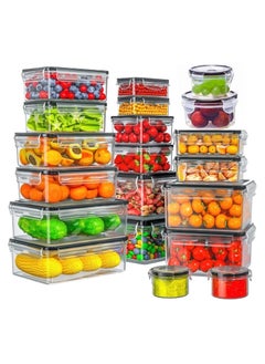 HOPHOP 40-Piece Airtight Food Storage Containers with Lids - Perfect for Lunch, Pantry, and Kitchen Organization  - Image 1