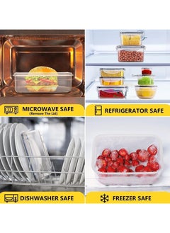 HOPHOP 40-Piece Airtight Food Storage Containers with Lids - Perfect for Lunch, Pantry, and Kitchen Organization  - Image 4