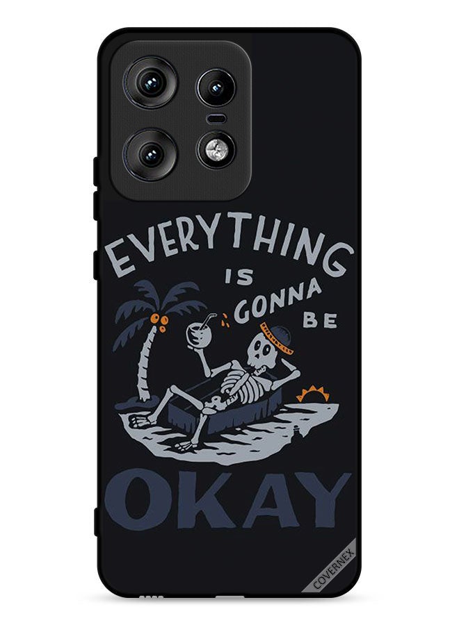 Covernex Motorola Edge 50 Pro 5G Protective Case Cover Everything Is Gonna Be Ok - Image 1