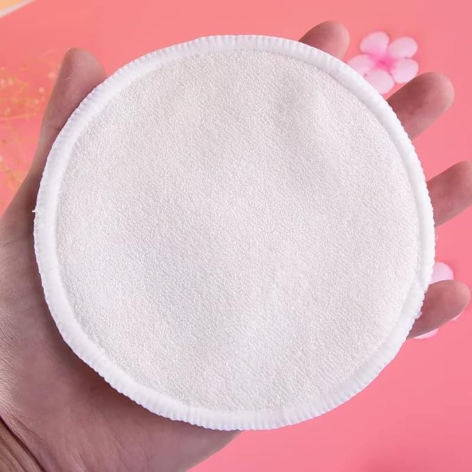 AEREX Reusable & Washable Nursing Breast Pads | Nursing Breast Pad for Feeding Mothers | Nipple Pads for Women | Leak Proof Nursing Pads for Breastfeeding Moms | Maternity Feeding Pads (Pack of 8) - Image 4