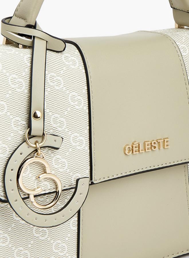 Celeste Grey Printed Monogram Match Back - Image 4