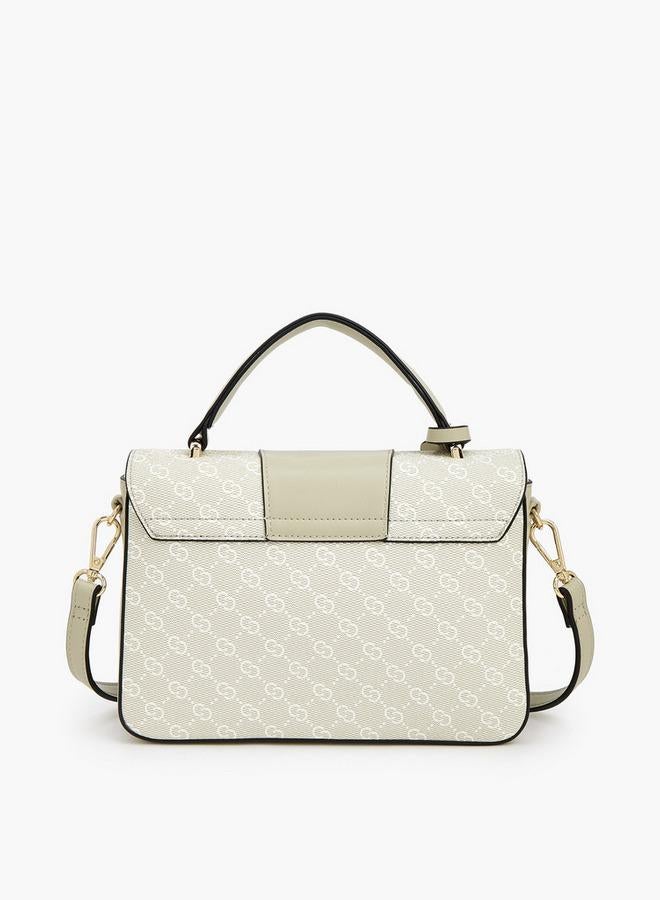 Celeste Grey Printed Monogram Match Back - Image 5