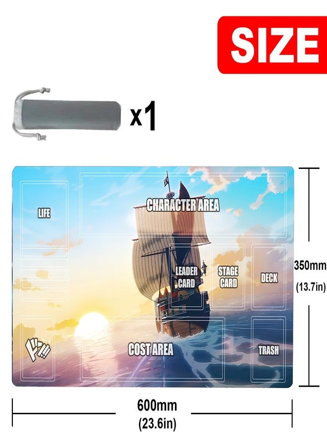 sabermaster OPCG playmat Card Mat Duel Mat Gaming Competition Pad Card Binder Deck 23.6x13.7in - Image 2