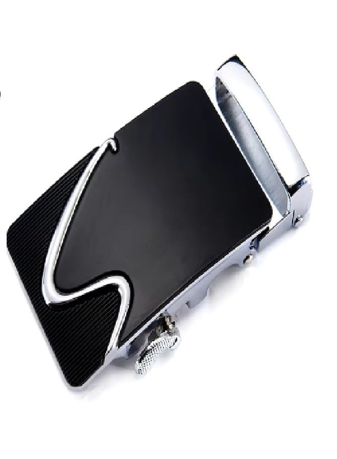 Exquisite men's belt buckle imported, made of high quality durable Metz, snaps on and off with all kinds of irregularities, jacket belt or bad buckle replacement.