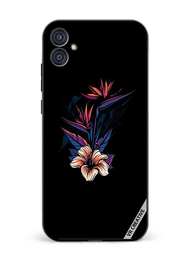 VR CREATIVE Protective Case Cover For Samsung Galaxy M04/F04 Flower Design Multicolour - Image 1