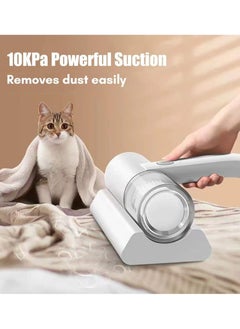 Generic Compact Mattress Vacuum Cleaner Cordless Handheld UV Cleaner Built-in Battery 10KPa Powerful Suction for Cleaning Bed Pillows Clothes Sofa Carpet  - Image 3