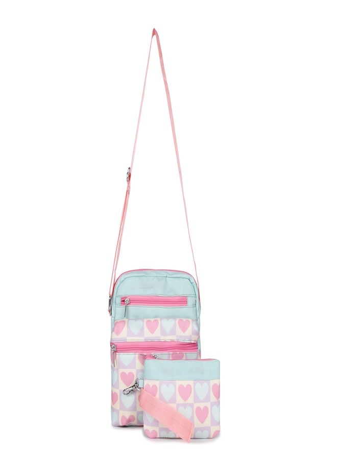 ASTRID Multicolor Sling With Detachable Pouch For Girls - Image 1