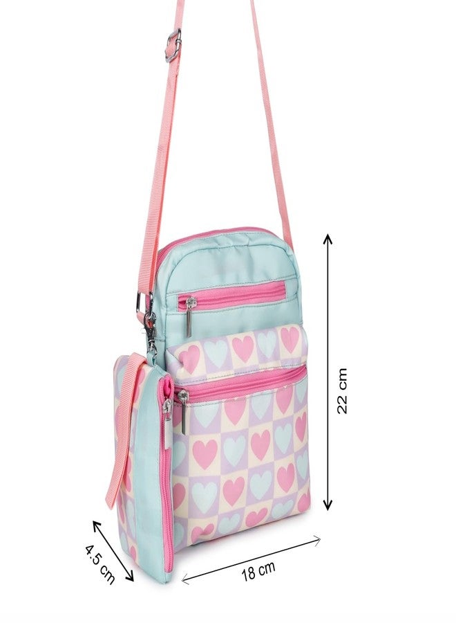 ASTRID Multicolor Sling With Detachable Pouch For Girls - Image 3
