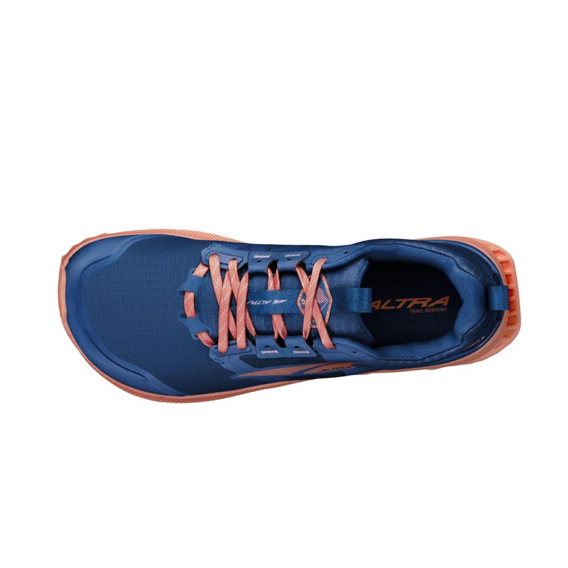 ALTRA Women's Lone Peak 8 Trail Running Shoe, Navy/Coral, 8.5 - Image 2
